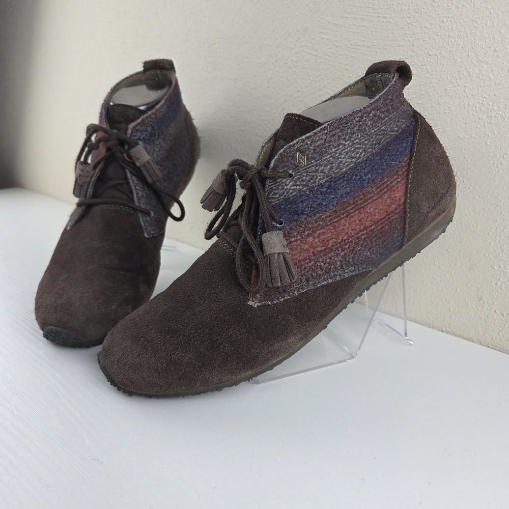 Eddie Bauer Transition Brown Suede Chukka Southwest Desert Lace Up Boots Wmns 10